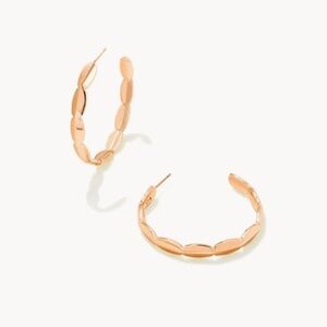Kendra Scott Brooke Hoop Earrings in Rose Gold